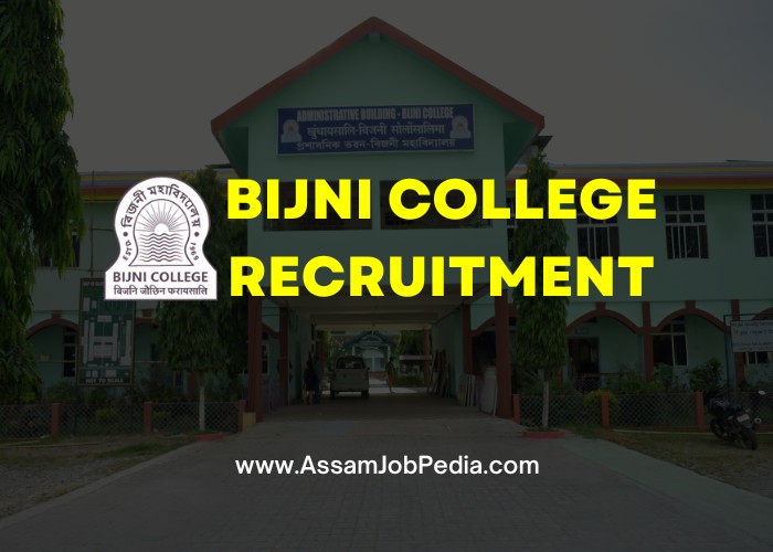 Bijni College Recruitment